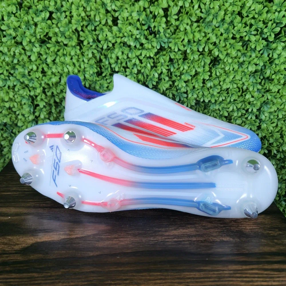 Adidas F50 Elite LL SG Mens Soccer Cleats White Red Blue IF1319 Size 11